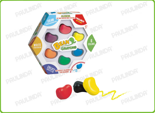 6PCS Bean Crayon (Color Box)