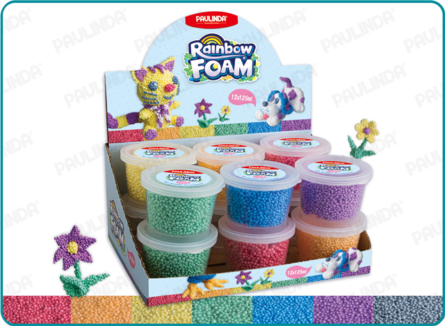 12x125ml Rainbow foam (Display Box)