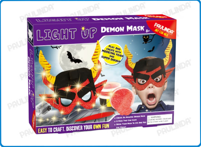 LIGHT UP Demon Mask