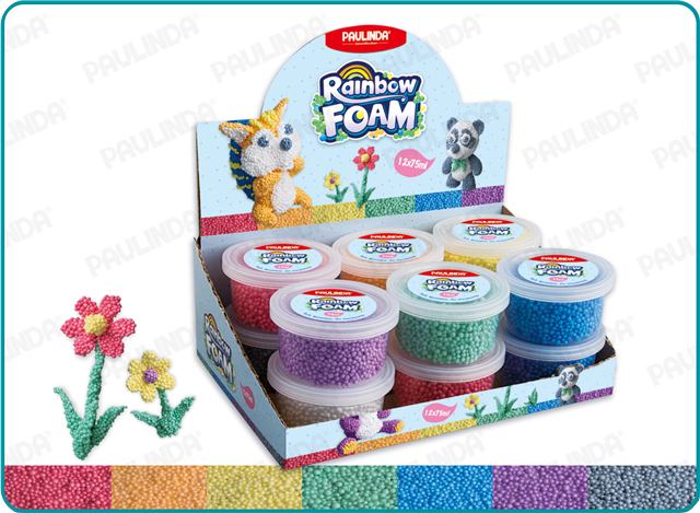 12x75ml Rainbow foam (Display Box)
