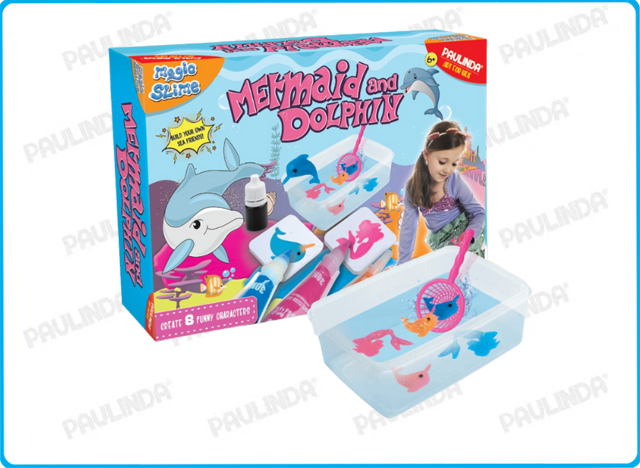Mermaid And Dolphin (+Plastic Box)
