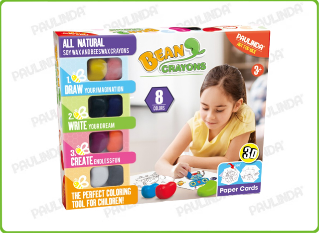 8PCS Bean Crayon (Color Box)