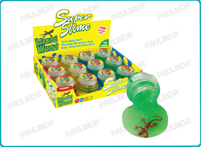 150ml Super Slime Lizard World 12PCS Display