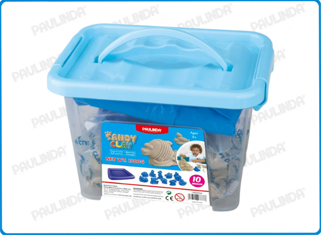 Plastic Box- 1 kg Sandy Clay