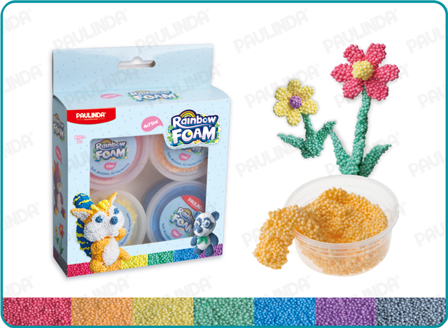 4x75ml Rainbow foam (Color Box)